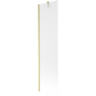 Vaňová zástena Mexen Next s jedným krídlom 50 x 150 cm, matná, kartáčované zlato - 895-050-000-00-30-55