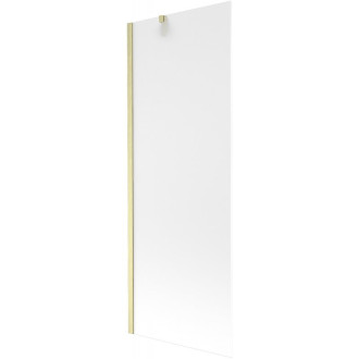 Vaňová zástena Mexen Next s jedným krídlom 70 x 150 cm, matná, kartáčované zlato - 895-070-000-00-30-55
