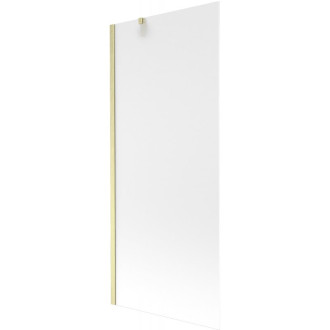Vaňová zástena Mexen Next s jedným krídlom 80 x 150 cm, matná, kartáčované zlato - 895-080-000-00-30-55