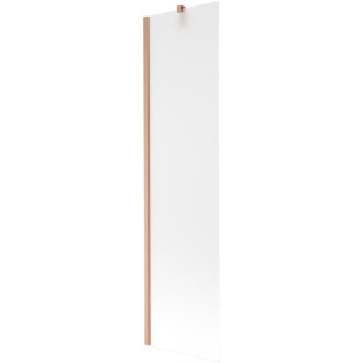 Vaňová zástena Mexen Next s jedným krídlom 50 x 150 cm, matná, kartáčovaná meď - 895-050-000-00-30-65