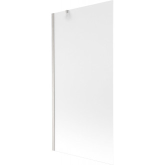 Vaňová zástena Mexen Next s jedným krídlom 90 x 150 cm, matná, kartáčovaný nikel - 895-090-000-00-30-97