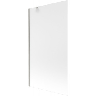Vaňová zástena Mexen Next s jedným krídlom 100 x 150 cm, matná, kartáčovaný nikel - 895-100-000-00-30-97