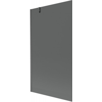 Vaňová zástena Mexen Next s jedným krídlom 100 x 150 cm, grafit, kartáčovaná pištoľovo sivá - 895-100-000-00-40-66