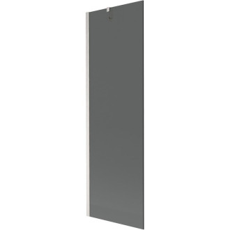 Vaňová zástena Mexen Next s jedným krídlom 60 x 150 cm, grafit, kartáčovaný nikel - 895-060-000-00-40-97