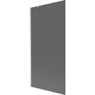 Vaňová zástena Mexen Next s jedným krídlom 90 x 150 cm, grafit, kartáčovaný nikel - 895-090-000-00-40-97