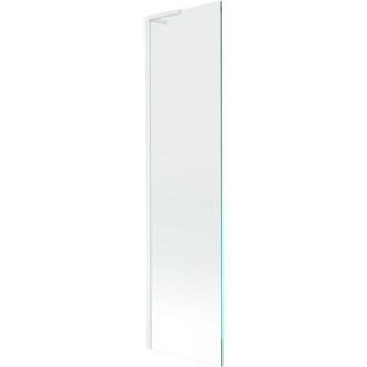 Vaňová zástena Mexen Next L s jedným krídlom 50 x 150 cm, priehľadná, biela - 895-050-000-03-00-20