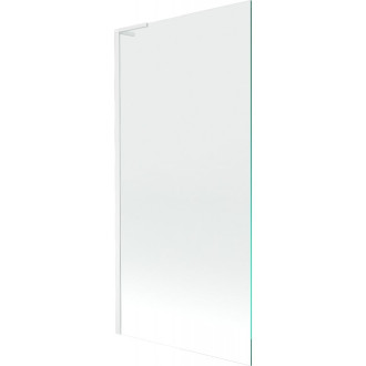 Vaňová zástena Mexen Next L s jedným krídlom 90 x 150 cm, priehľadná, biela - 895-090-000-03-00-20