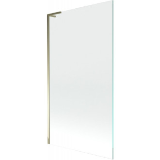 Vaňová zástena Mexen Next L s jedným krídlom 100 x 150 cm, priehľadná, zlatá - 895-100-000-03-00-50