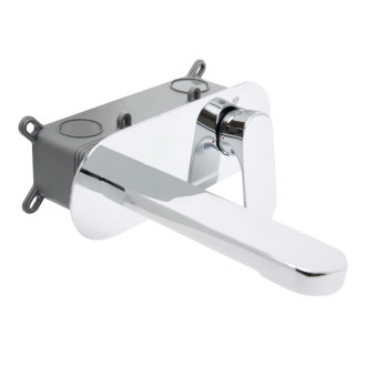 Umyvadlová baterie SAT Fusion včetně podomítkového tělesa chrom SATBSFU101CP