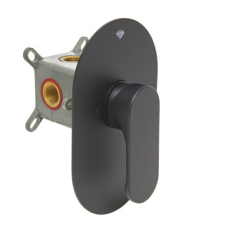 Sprchová baterie SAT Fusion včetně podomítkového tělesa matná černá SATBSFU210CPC