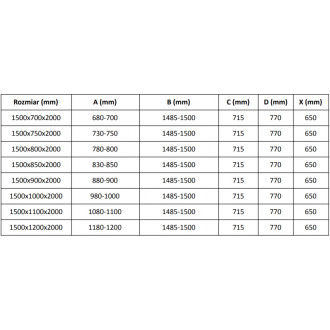 Mexen Velar posuvný sprchový kout 150 x 90 cm, grafit, kartáčovaná pistolově šedá - 871-150-090-41-66