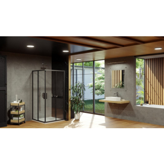 Ravak BLSRV2-80 black+Transparent X1LM40300Z1