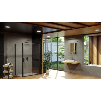 Ravak BLSPS-80 black+Transparent X9BM40300Z1