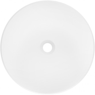 Volně stojící umyvadlo Mexen Leta z konglomerátu 45 x 45 cm, matná bílá - 26574500