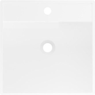 Volně stojící umyvadlo Mexen Belen z konglomerátu 45 x 45 cm, matně bílá - 26604500