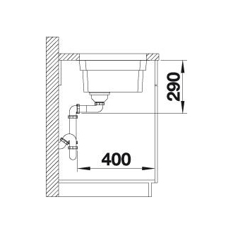 Blanco ETAGON 700-U 524270 jednodrez bez odkvapu hodvábny lesk drez pod dosku