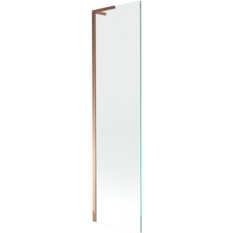 Vaňová zástena Mexen Next L s jedným krídlom 50 x 150 cm, priehľadná, ružové zlato - 895-050-000-03-00-60