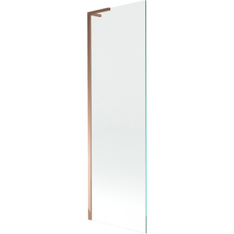 Vaňová zástena Mexen Next L s jedným krídlom 60 x 150 cm, priehľadná, ružové zlato - 895-060-000-03-00-60