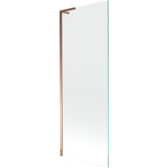 Vaňová zástena Mexen Next L s jedným krídlom 70 x 150 cm, priehľadná, ružové zlato - 895-070-000-03-00-60