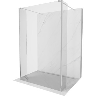 Voľne stojaca sprchová zástena Mexen Kioto 180 x 30 x 30 cm, priehľadná, chróm - 800-180-030-222-01-00-030