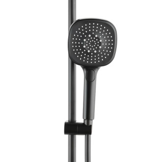 Sprchový set SAT na stěnu černá matná SATSS36C