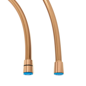 Sprchová hadice SAT Aurum se zámkem proti přetočení broušený rose gold SATBAURHPBRG