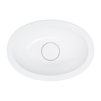 Omnires Shell M+ podstavné umyvadlo, 38 × 25 cm, bílá mat SHELL380UPBM