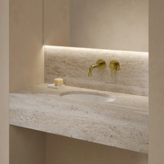 Omnires Shell M+ podstavné umyvadlo, 38 × 25 cm, bílá mat SHELL380UPBM