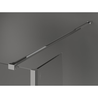 Mexen Kioto Sprchová zástena 135 x 110 x 30 cm, priehľadná, chróm - 800-135-110-221-01-00-030