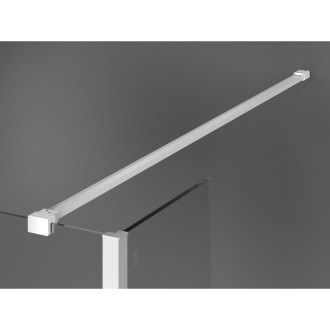 Mexen Kioto Sprchová zástěna 130 x 95 x 30 cm, průhledná, bílá - 800-130-095-221-20-00-030