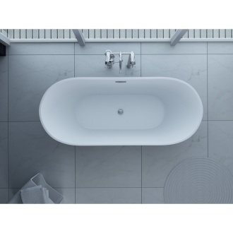 MEXEN FLAVIA vaňa voľne stojaca 160x80x58 biela, 54031608000