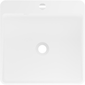 Voľne stojace umývadlo Mexen Neva z konglomerátu 45 x 45 cm, matne biela - 26614500