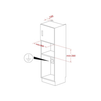TEKA Vestavná mikrovlnná trouba 39 cm z edice NEO MS 6200 BIS SS