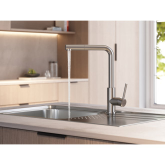 TEKA Kuchyňská baterie s vysokým ramínkem a výsuvnou koncovkou UNI 9331 IX