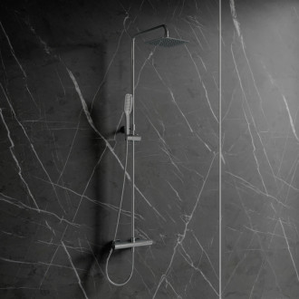 Omnires Uni termostatický sprchový systém nástěnný, chrom lesk Y1244X-6-KCR