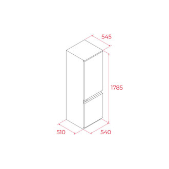 TEKA Vestavná chladnička s mrazničkou RBF 73355 FI