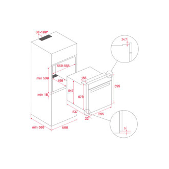 TEKA Multifunkční trouba s technologií SurroundTemp NEO HSB 6450 WH