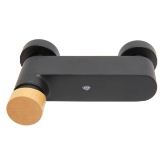 Sprchová baterie SAT Fusion bez sprchového setu 150 mm páka světlé dřevo SATBSFU268DSC