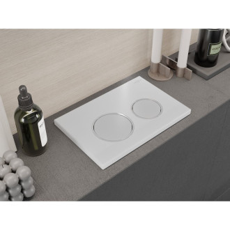 Ovládací tlačítko Mexen Fenix 07 XS, lesklá bílá - 600700