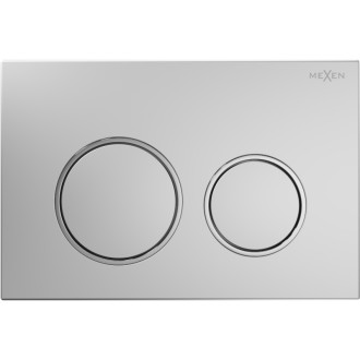 Splachovacie tlačidlo Mexen Fenix 07 XS, matný chróm - 600702