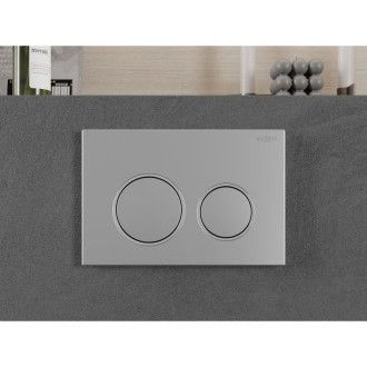 Splachovací tlačítko Mexen Fenix 07 XS, matný chrom - 600702