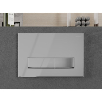 Splachovací tlačítko Mexen Fenix 09, lesklý chrom - 600901