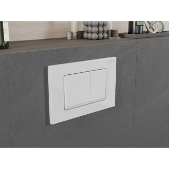 Ovládací tlačítko Mexen Fenix 10 XS, lesklá bílá - 601000