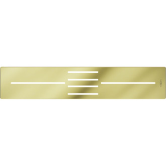 Kryt sprchové vaničky Mexen Toro 100-120 cm, zlatý - 43910050