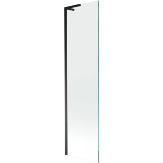 Vaňová zástena Mexen Next L s jedným krídlom 50 x 150 cm, priehľadná, čierna - 895-050-000-03-00-70