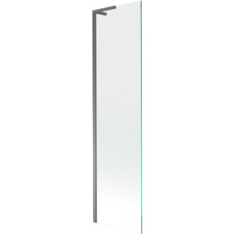 Vaňová zástena Mexen Next L s jedným krídlom 50 x 150 cm, priehľadná, strieborná - 895-050-000-03-00-95