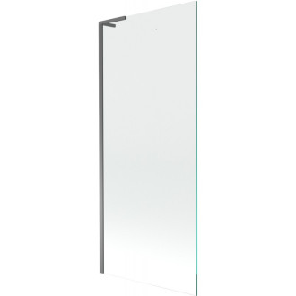 Vaňová zástena Mexen Next L s jedným krídlom 80 x 150 cm, priehľadná, strieborná - 895-080-000-03-00-95