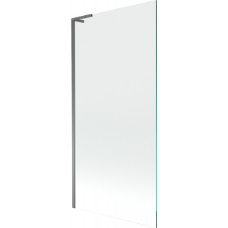 Vaňová zástena Mexen Next L s jedným krídlom 90 x 150 cm, priehľadná, strieborná - 895-090-000-03-00-95