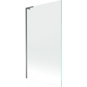 Vaňová zástena Mexen Next L s jedným krídlom 100 x 150 cm, priehľadná, strieborná - 895-100-000-03-00-95