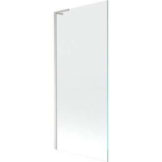Vaňová zástena Mexen Next L s jedným krídlom 80 x 150 cm, priehľadná, kartáčovaný nikel - 895-080-000-03-00-97